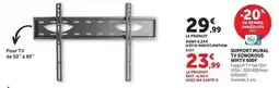Super U U - support mural tv 50'' offre