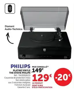 Hyper U Philips - platine vinyle the stevie offre