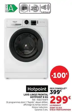 Super U Hotpoint - lave-linge frontal offre
