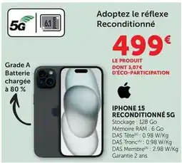Super U Ram - iphone 15 reconditionné 5g offre