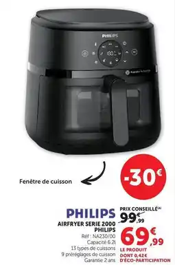 Hyper U Philips - airfryer serie 2000 offre