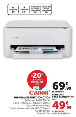 Super U Canon - imprimante multifonction offre