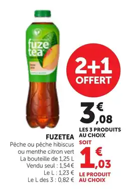 Bi1 fuze tea offre