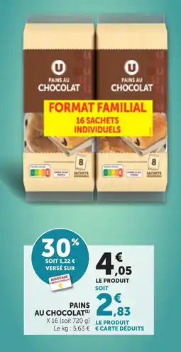 Bi1 PAINS AU CHOCOLAT offre