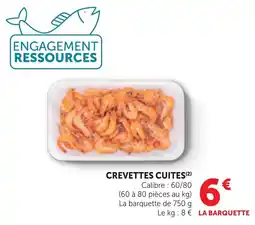 Bi1 CREVETTES CUITES offre
