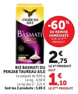 Bi1 TAUREAU AILE RIZ BASMATI DU PENJAB offre