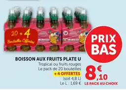 Bi1 BOISSON AUX FRUITS PLATE U offre