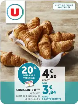 Maximarché CROISSANTS U offre