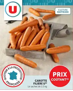 Maximarché CAROTTE FILIERE U offre