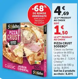 Maximarché Sodebo Pizza Crust offre
