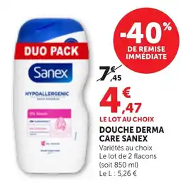 Maximarché Sanex Douche Derma Care offre