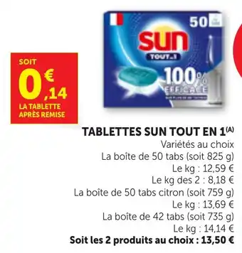 SUN TABLETTES TOUT EN 1