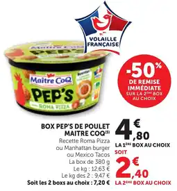 Bi1 MAITRE COQ PEP'S offre