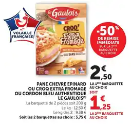 Bi1 Le Gaulois Croq' Extra Fromage offre