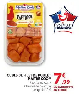 Bi1 MAITRE COQ CUBES DE FILET DE POULET offre