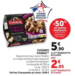 Bi1 CHARAL Rognons de Bœuf offre