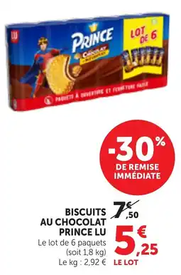 Bi1 PRINCE Biscuits au chocolat offre