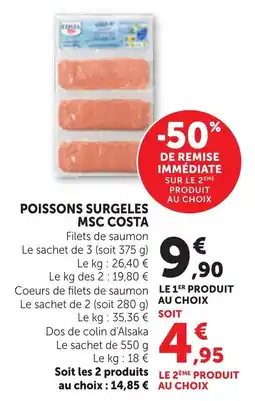 Bi1 MSC COSTA Filets de saumon offre