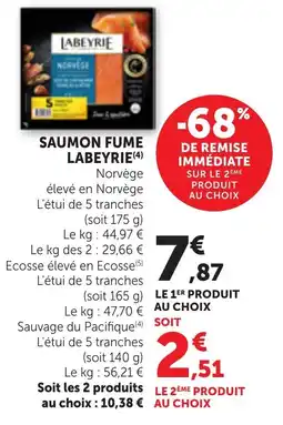 Bi1 LABEYRIE SAUMON FUME offre