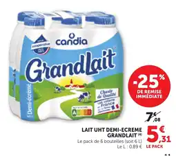 Maximarché Candia Grandlait offre