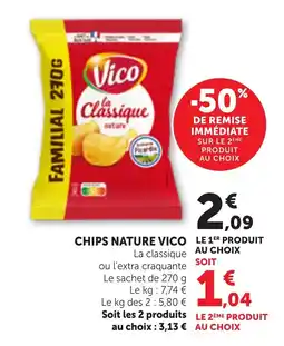 Maximarché Vico Chips Nature offre