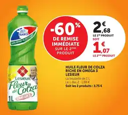Maximarché Lesieur Huile Fleur de Colza offre