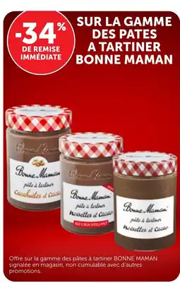 Maximarché Bonne maman pâte à tartiner offre