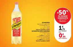 Maximarché Schweppes Agrumes offre