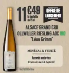 Aoc - grand cru ollwiller riesling aoc bio