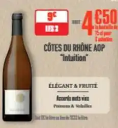 Grand Frais Côtes du rhône aop offre