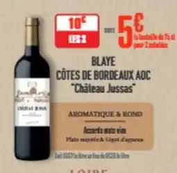 Grand Frais Aoc - blaye côtes de bordeaux aoc offre