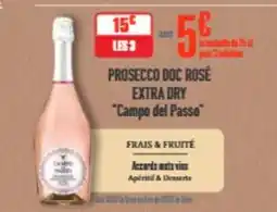Grand Frais Prosecco doc rosé extra dry offre