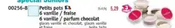 Maximo Petits pots 6 vanille/fraise 6 vanille/parfum chocolat offre