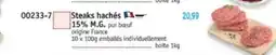 Maximo Steaks haches 15% M.G. offre