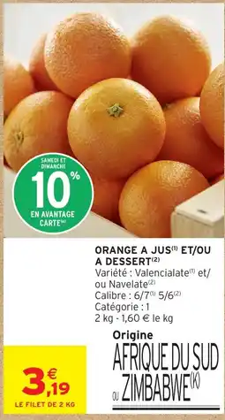 Intermarché Express ORANGE offre