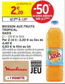 Intermarché Express Oasis Boisson aux fruits tropical offre