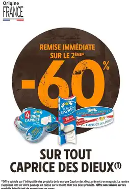 Intermarché Express Caprice des dieux offre