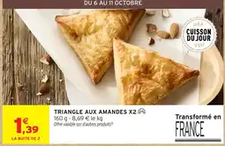 Intermarché Express Triangle aux amandes offre