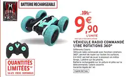 Intermarché Express VÉHICULE RADIO COMMANDÉ 1/18E ROTATIONS 360° offre