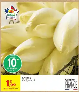 Intermarché Hyper Fruits & Légumes de France Endive offre