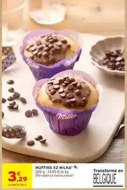 Intermarché Hyper MILKA Muffins offre