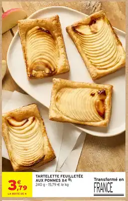 Intermarché Hyper TARTELETTE FEUILLETÉE AUX POMMES offre