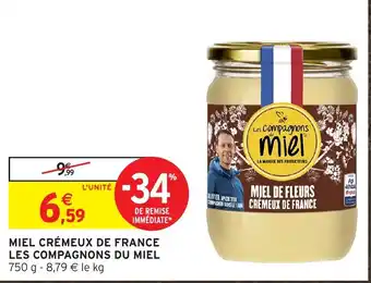 Les Compagnons du Miel Miel Crémeux de France