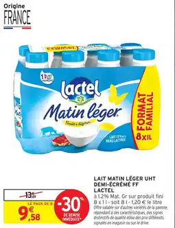 Intermarché Hyper Lactel Matin léger offre