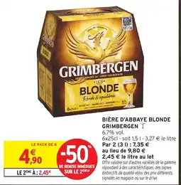 Intermarché Hyper GRIMBERGEN BLONDE offre