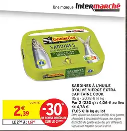 Intermarché Hyper CAPITAINE COOK SARDINES offre