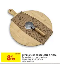 Intermarché Hyper INS IEO SET PLANCHE ET ROULETTE À PIZZA offre
