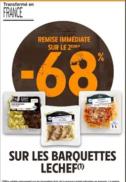 Intermarché Express Lechef Barquettes offre