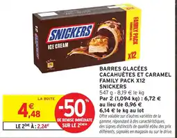 Intermarché Express SNICKERS ICE CREAM offre