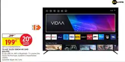 Intermarché Hyper EKL YPS TV 43" DLED 108CM 4K UHD offre